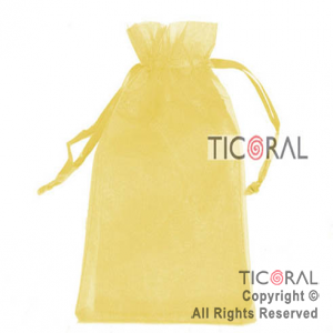 BOLSA AMARILLA ORGANZA 24X19.5C HS2629-3 x 1